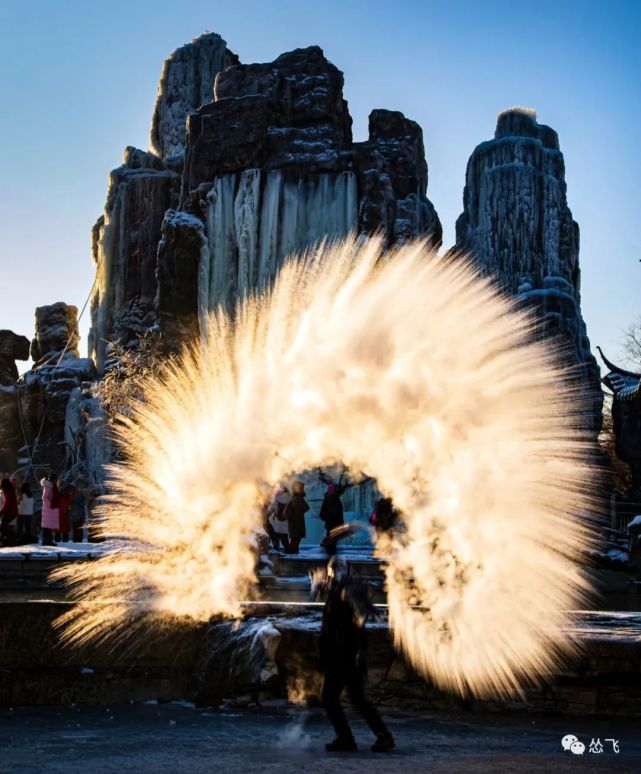 北京够冷了明早就拍泼水成冰网红照