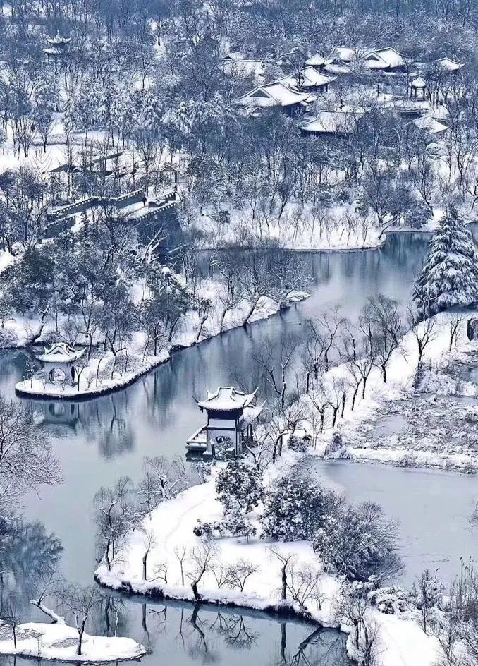 雪里山河,水墨中国