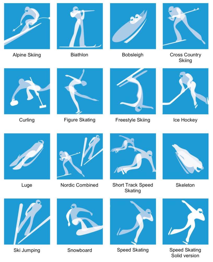 冬奥会项目图标及名称图片