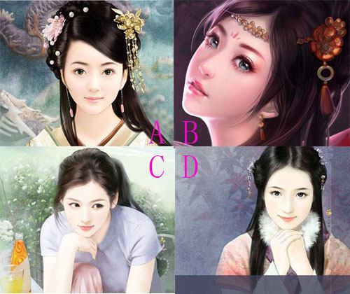 心理测试 选一个美少女 测你是温室花朵还是路边野花 野花 花朵 温室 心理测试