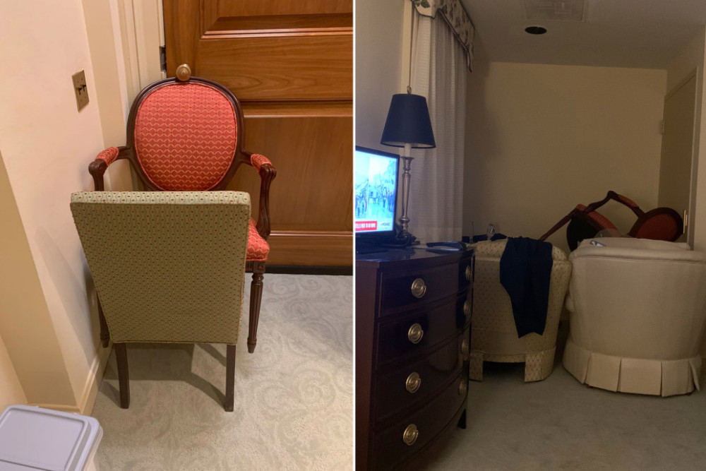 华裔女议员被困国会大厦急搬椅子抵门暴徒高喊美国太吓人