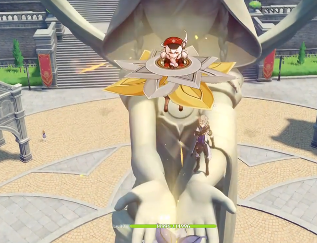 原神阿贝多一朵阳华真被玩家玩成花这是岩系角色的共通性吗