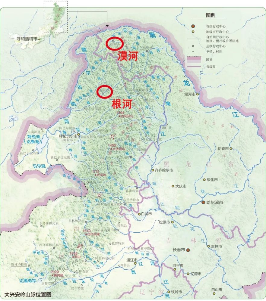 内蒙古根河地图图片