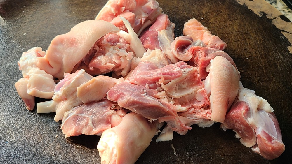 猪脚这个吃法太香了很好吃的一道美食简单家常又下饭