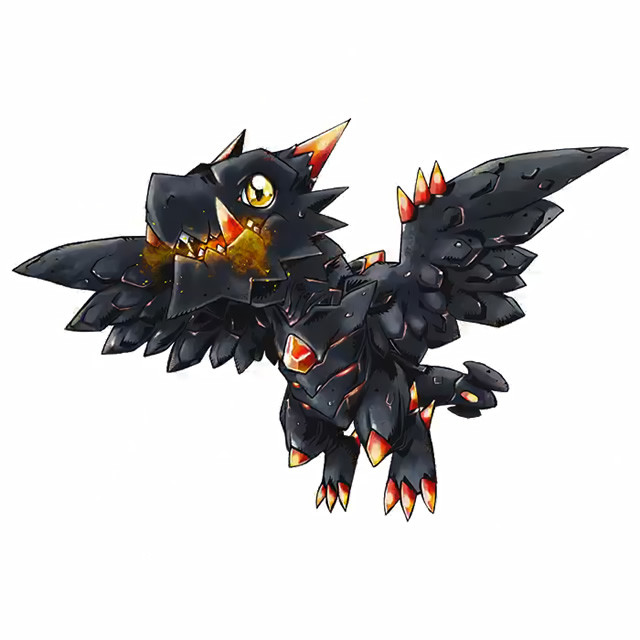 散发着漆黑魅力之龙,在岩浆中游泳,同时也是世界危机的证明