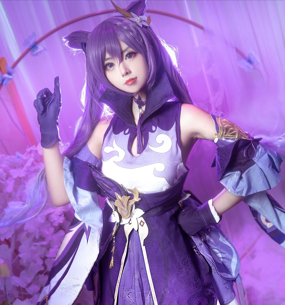 其实刻晴更适合外景,但天气实在是太冷了,出门的瞬间