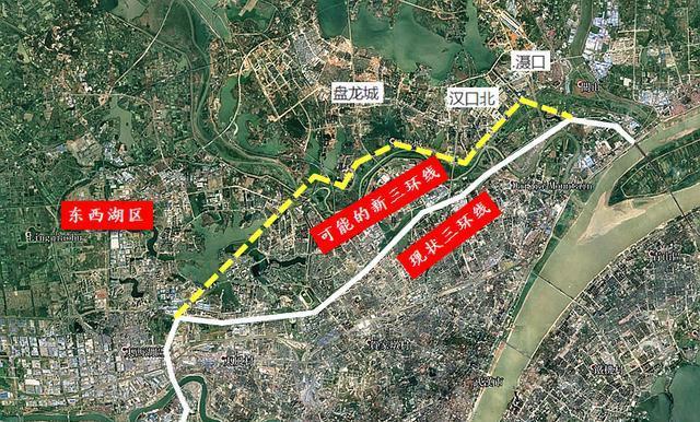 武汉三环线即将北扩黄陂将推进新三环与盘龙大道共线