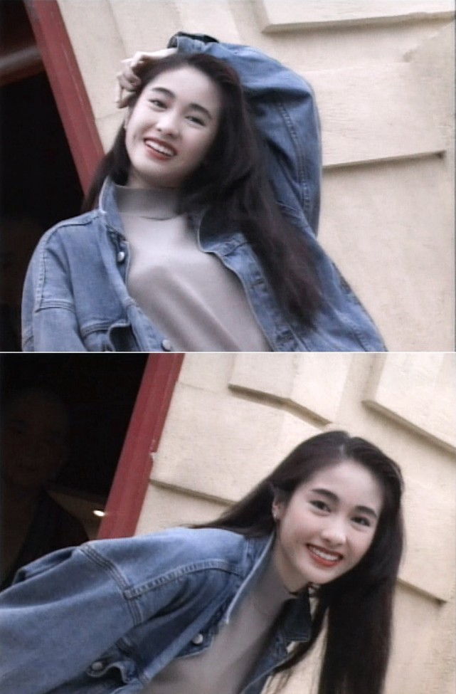 年轻黎姿太美了,穿格子西装减龄复古,气质好到让人羡慕