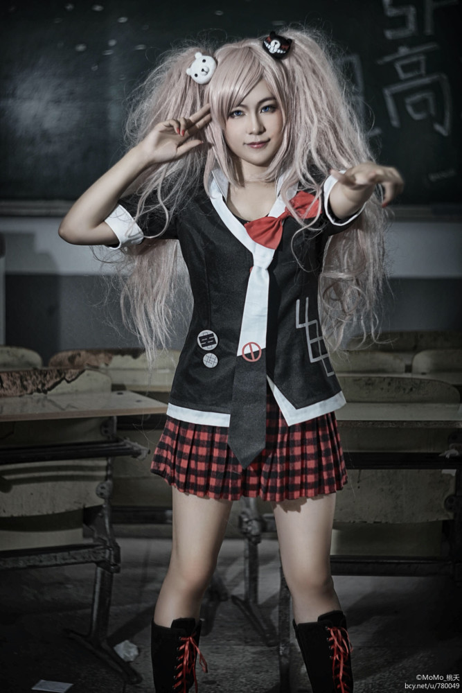 江之岛盾子cosplay_腾讯新闻