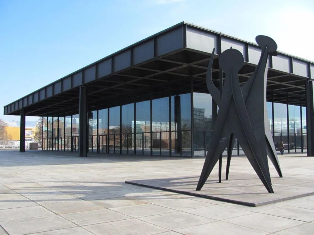 柏林新国家美术馆,被誉为现代 "帕特农神庙"_腾讯新闻