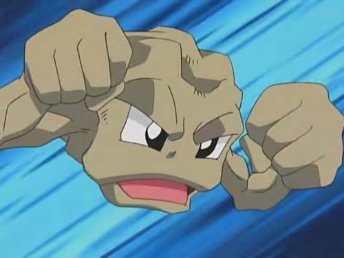 《神奇宝贝图鉴》no.074:能浮在空中的小石头——小拳石