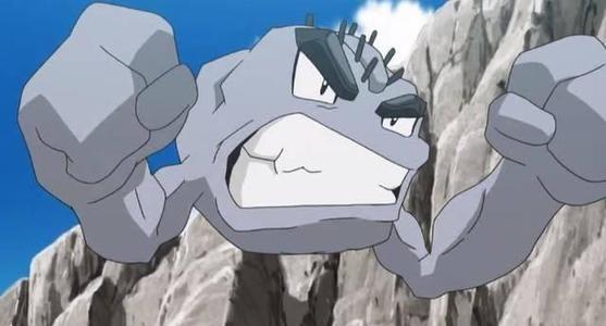 《神奇宝贝图鉴》no.074:能浮在空中的小石头——小拳石