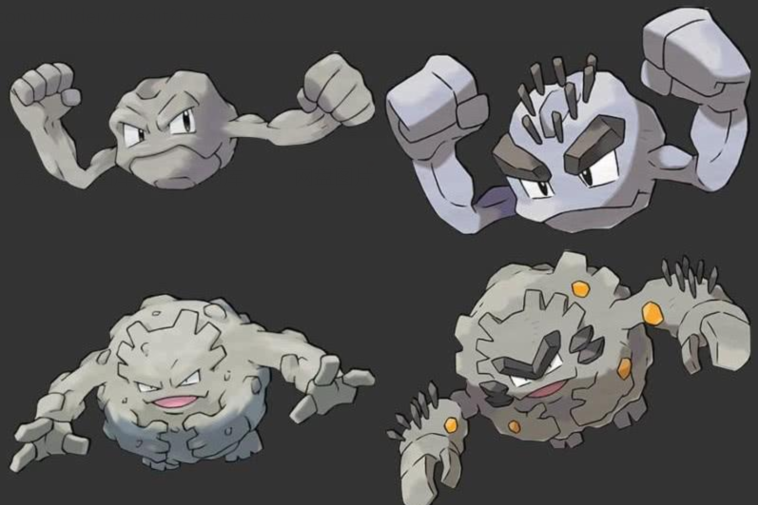 神奇宝贝图鉴 No 075 喜欢自由自在的滚动 隆隆石 腾讯新闻