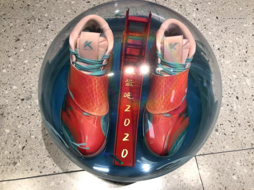 国产球鞋 aanta 安踏 汤普森 kt6 锦鲤 黄橙蓝