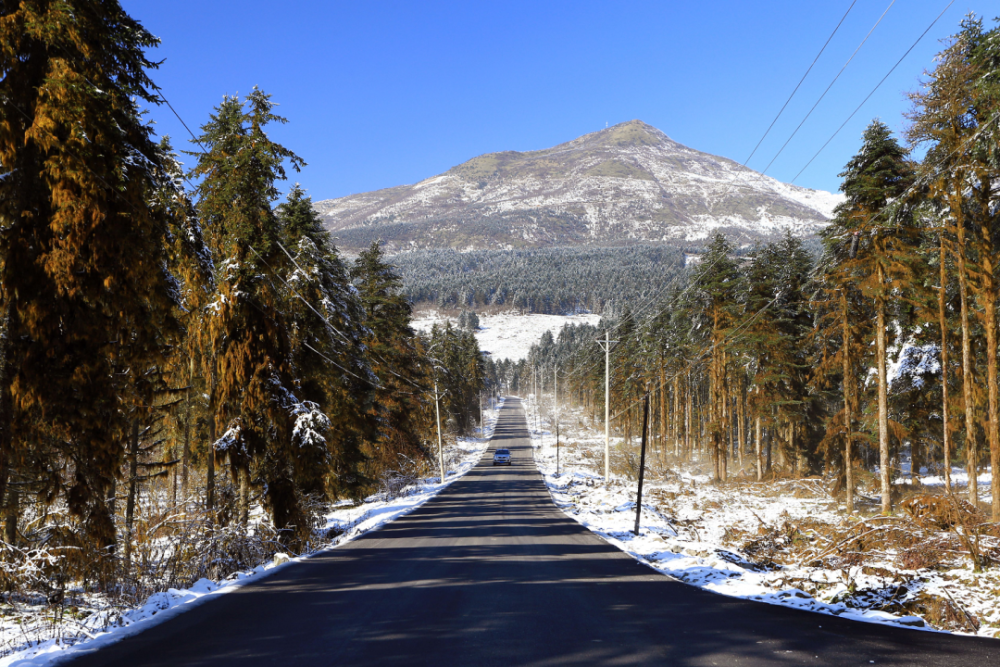 银装素裹皑皑白雪不放大招你都不知道乐山也有魅力雪景