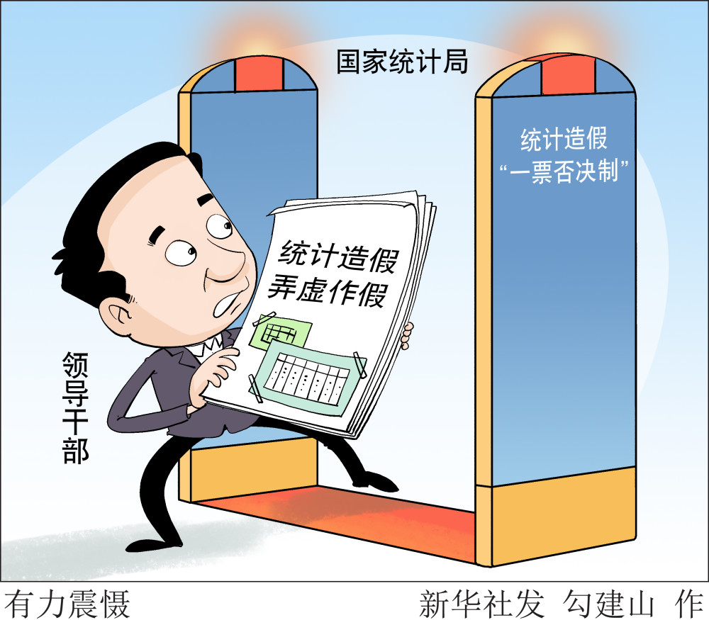 图表漫画经济有力震慑