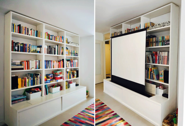 新房客厅装修,不要电视直接装投影仪行不行?