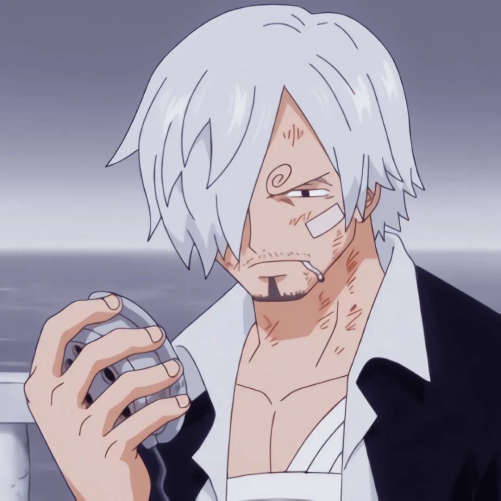 第138期动漫男头海贼王山治无水印男生头像