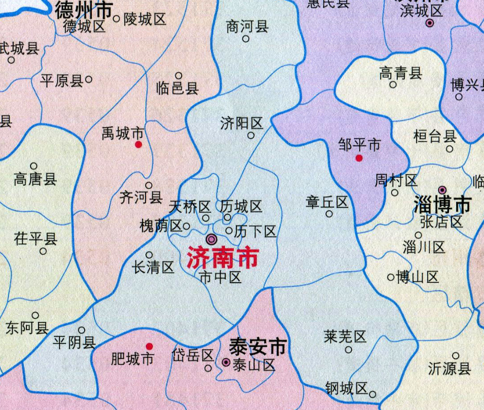 山东县级地图图片