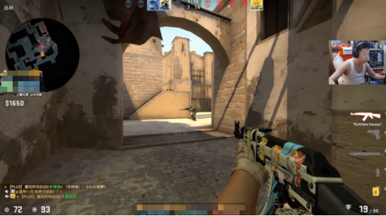 直播一个动作瞬间引爆弹幕|csgo|ququ|掏鸟窝|虎牙