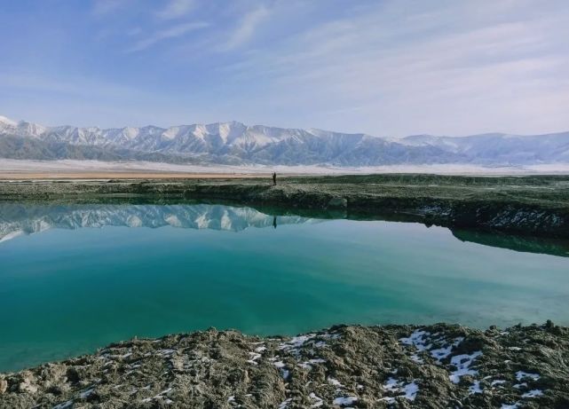 硫酸鎂亞型鹽湖大柴旦翡翠湖青海winter想象未來的湖開始吧今天的旅行