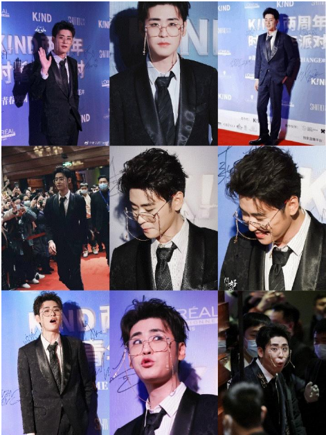 张云雷大背头金丝眼镜造型帅气十足盖不住痞味