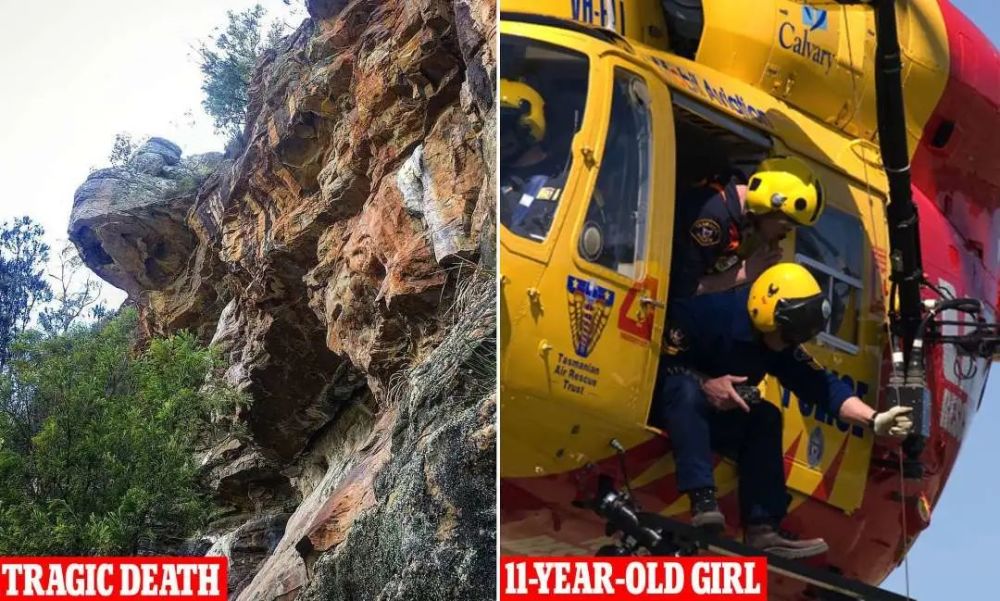 一名11岁的女孩在塔斯马尼亚州坠崖身亡