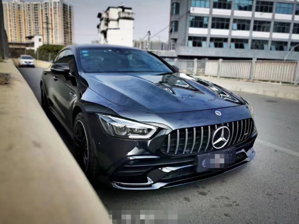 奔馳amg gt50改色亮黑 個性突出優雅還在