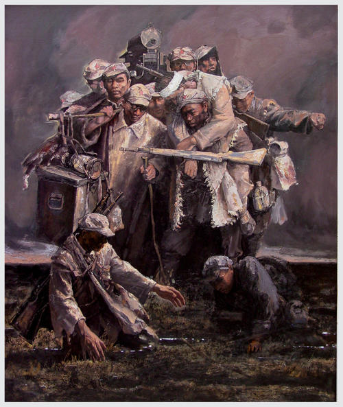 沈嘉蔚油画欣赏只有吃过苦经历过光辉岁月的人才看得懂