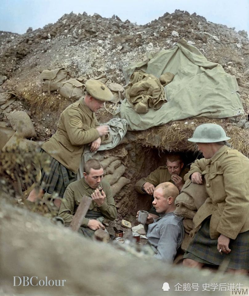 一战中战场的彩色老照片6_腾讯新闻