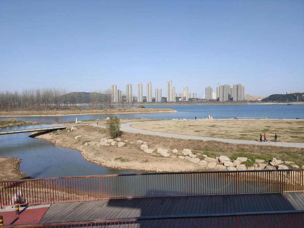 长沙月亮岛这个公园景观在长沙数一数二,听说要修桥了?