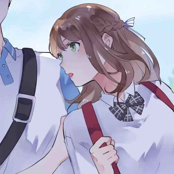 英子粉丝留言求图|校园风情侣头像