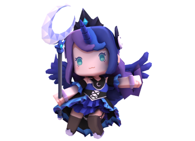 迷你世界月亮公主驾到 神秘冷漠的背后隐藏神秘 网友 女王气质 腾讯新闻