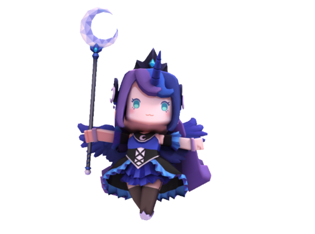 迷你世界月亮公主驾到!神秘冷漠的背后隐藏神秘?网友:女王气质