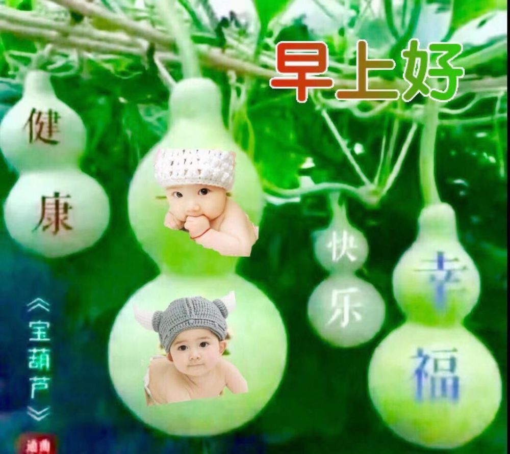 非常可愛的寶寶早上好圖片表情早安帶字帶祝福語