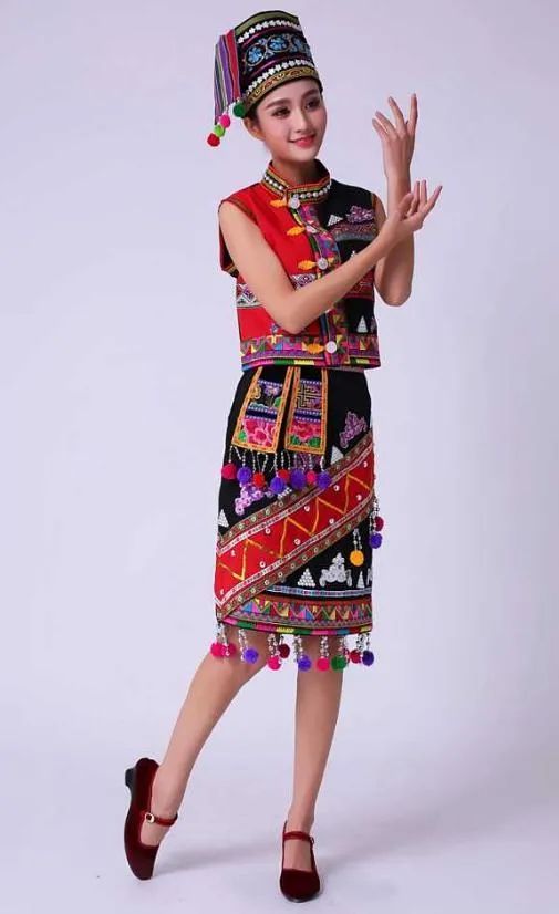 民族常识56个民族服饰景颇族服饰