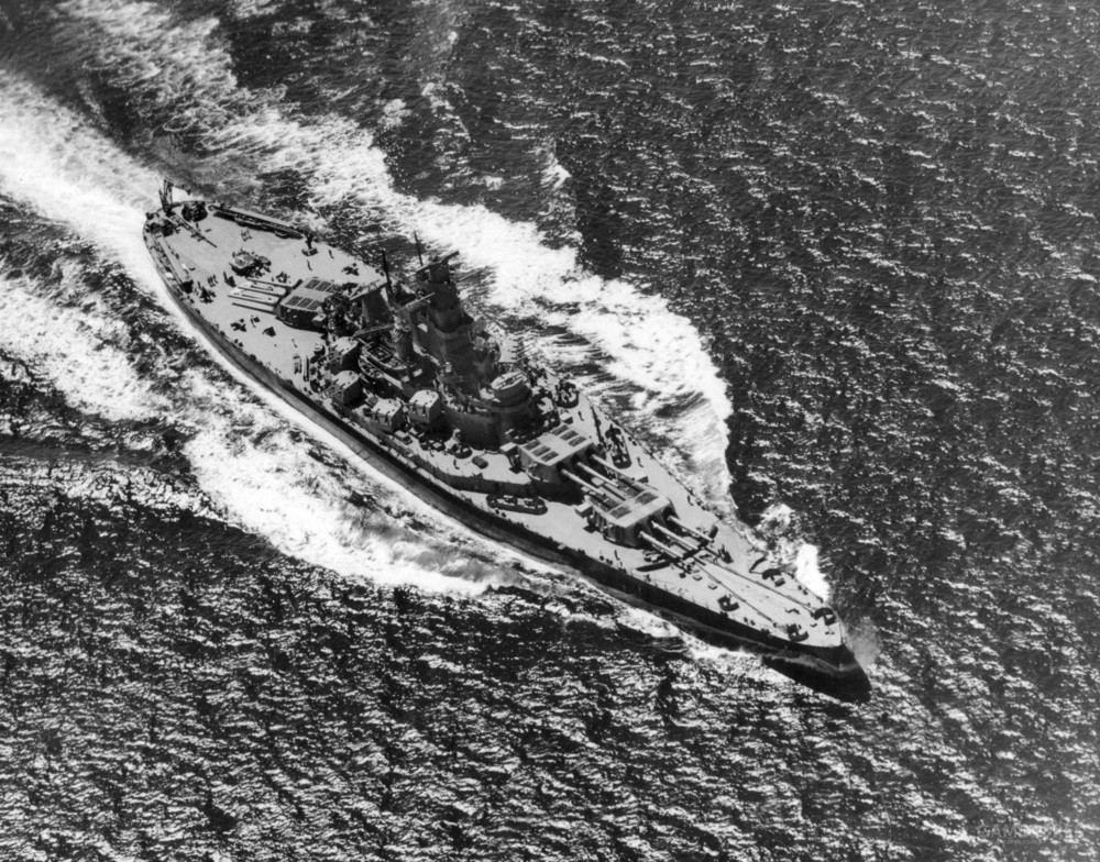 传奇战舰:美军功勋最高的战列舰,二战中打满全场竟无一人阵亡