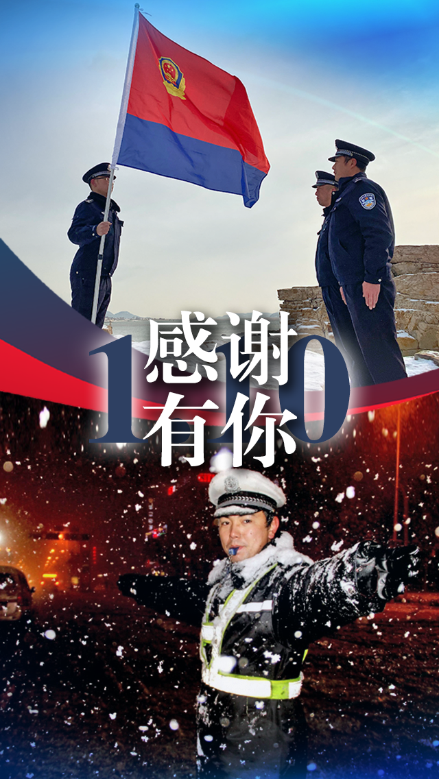 系列海报今天让我们向人民警察致敬