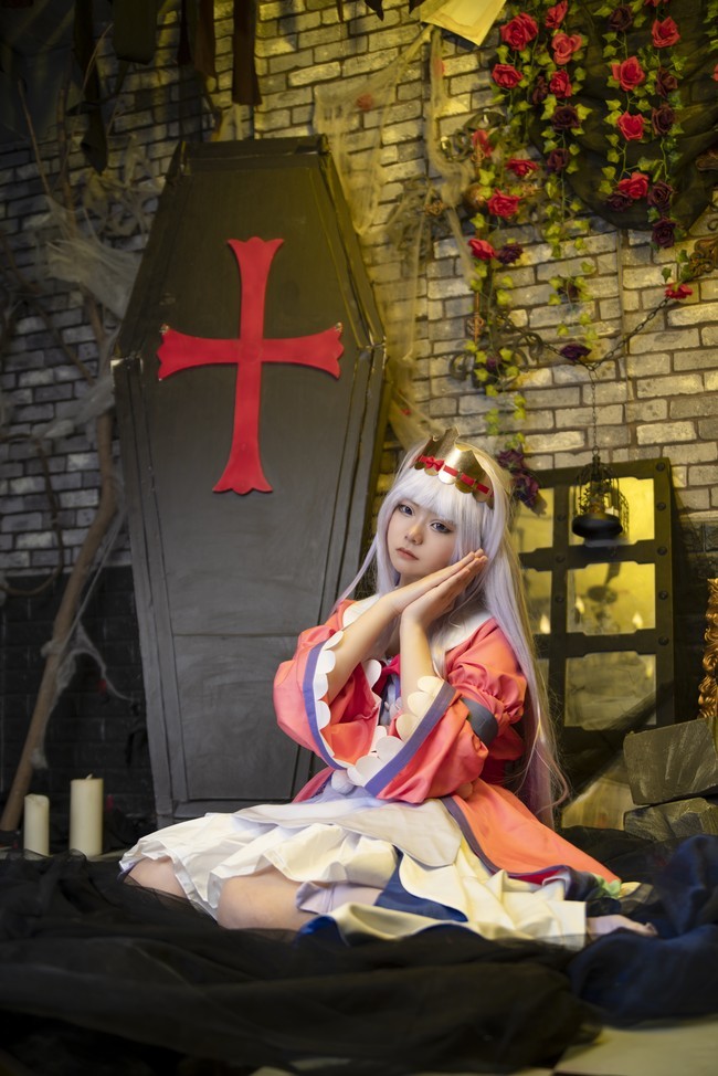 在魔王城说晚安栖夜莉丝公主cosplay