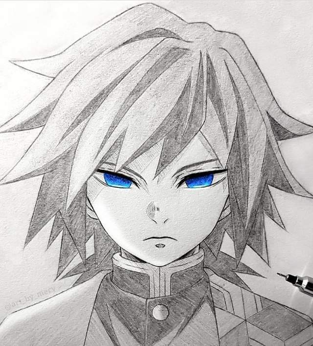 画师大佬热衷黑白手绘只在眼睛处涂颜色却让动漫角色活了过来