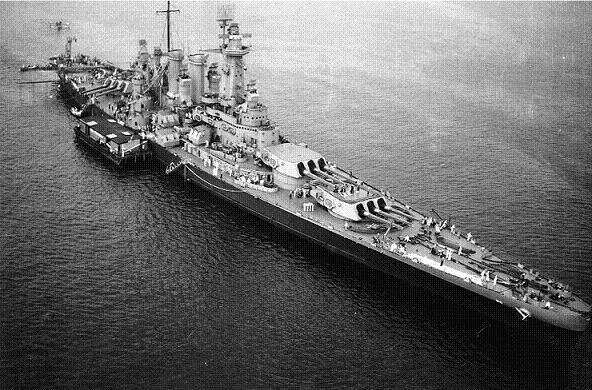 传奇战舰美军功勋最高的战列舰二战中打满全场竟无一人阵亡