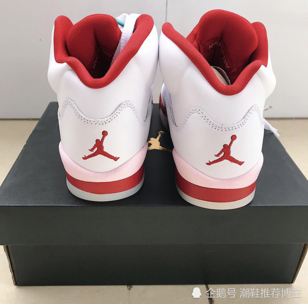 粉嫩粉嫩的情人节aj5airjordan5pinkfoam