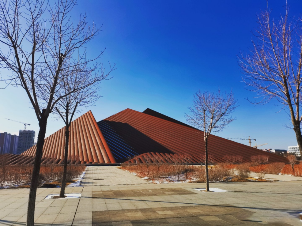 大同文化新地标——大同美术馆,建筑形如"火山喷发"_腾讯新闻