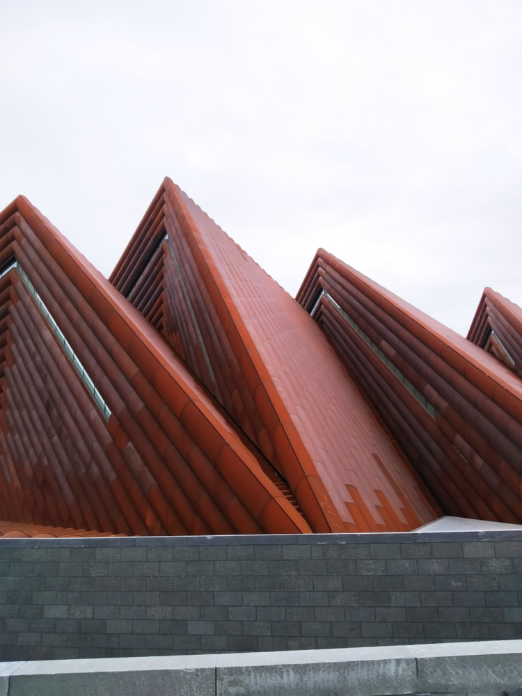 大同文化新地标——大同美术馆,建筑形如"火山喷发"_腾讯新闻