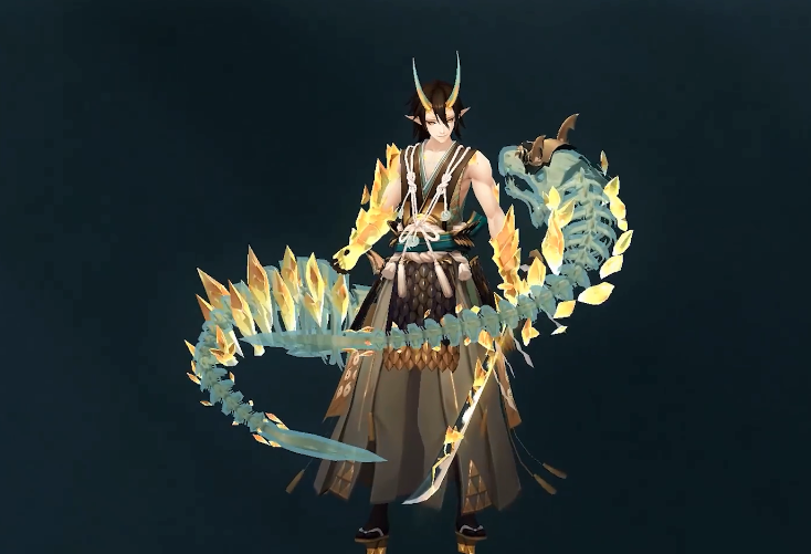 阴阳师ssr大岳丸典藏皮肤优化效果详解 额外追加了金龙及特效