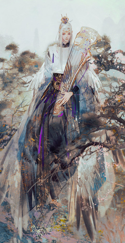 古风插画来自中国画师笔下的古风美人美男子壁纸头像