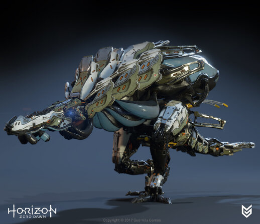 游戏《地平线零之曙光》机械怪兽设定分享,太酷了吧