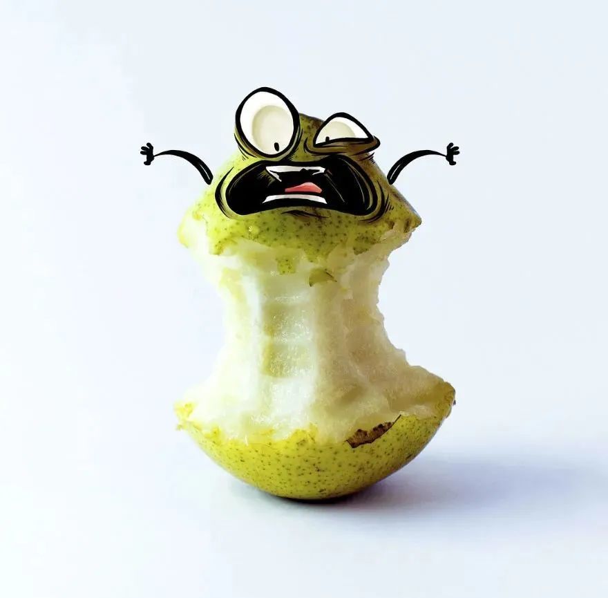 他把水果变成卡通人物夸张的表情让人看完很过瘾