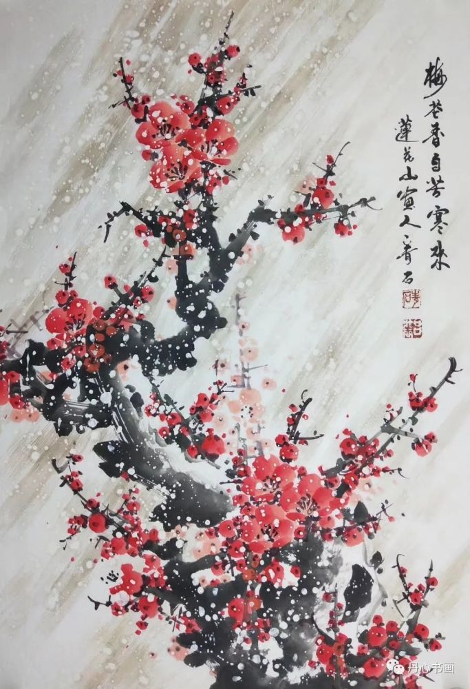 趣味生动活灵活现花鸟画家青石吕壮丽