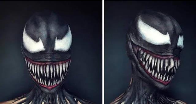 漫展,cos常见的毒液都是由皮套制作的.